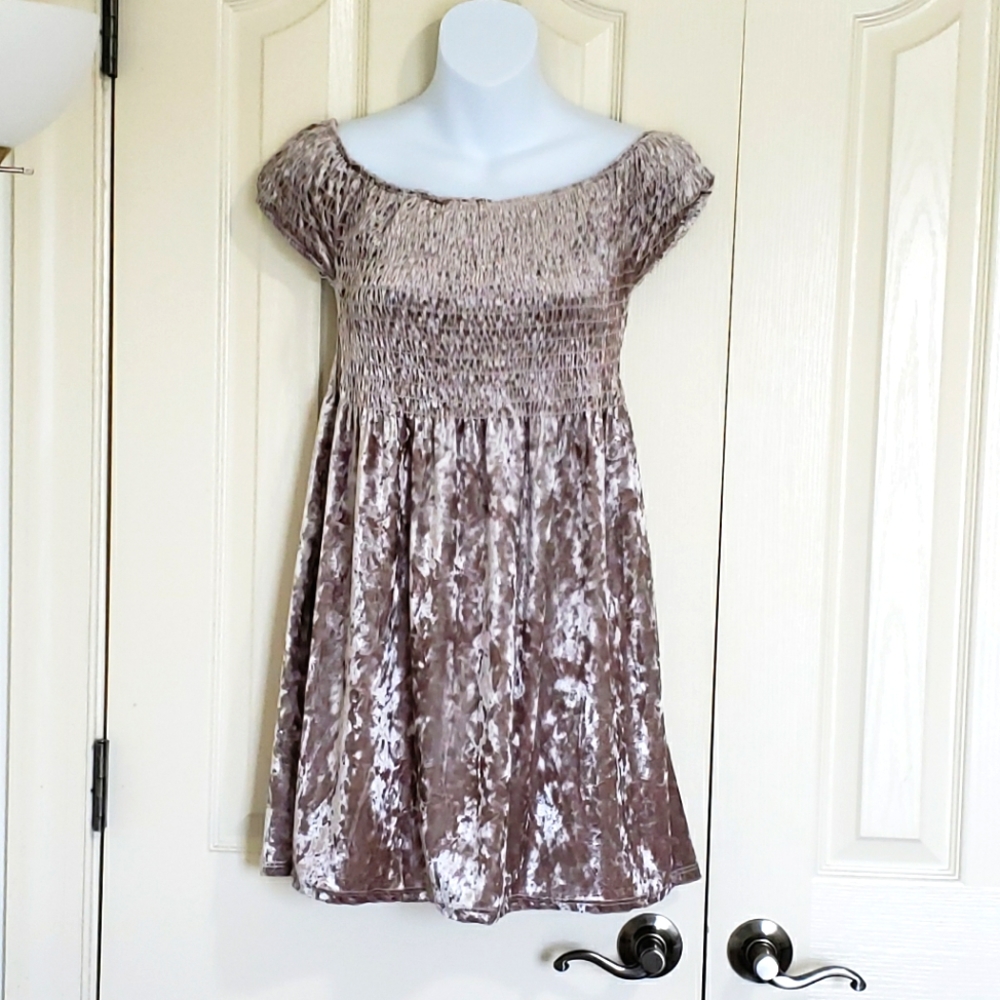 Molly Green brushed velvet dress size medium